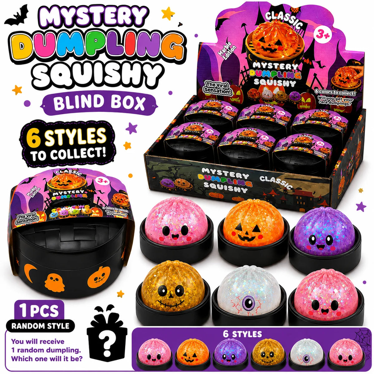 TheMotherGoose™ Mystery Halloween Dumpling Squishy