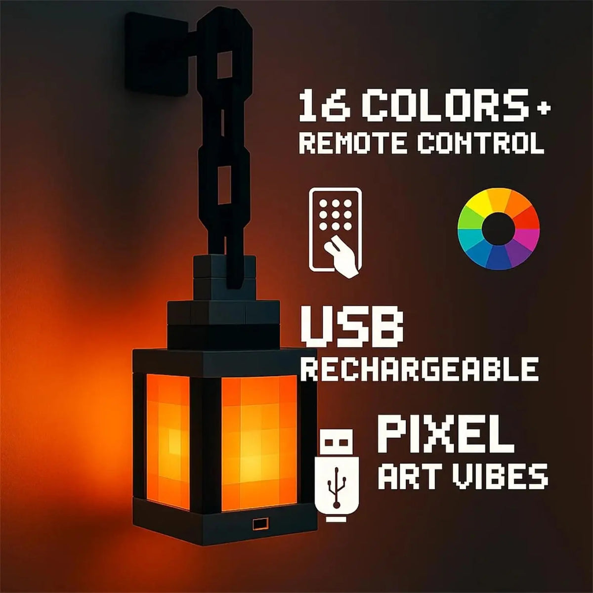 TheMotherGoose™ Minecraft 16 Colored Soul Lantern