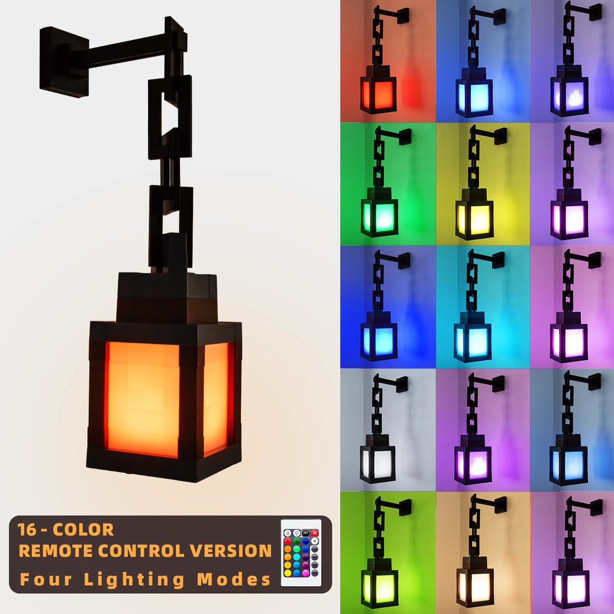 TheMotherGoose™ Minecraft 16 Colored Soul Lantern